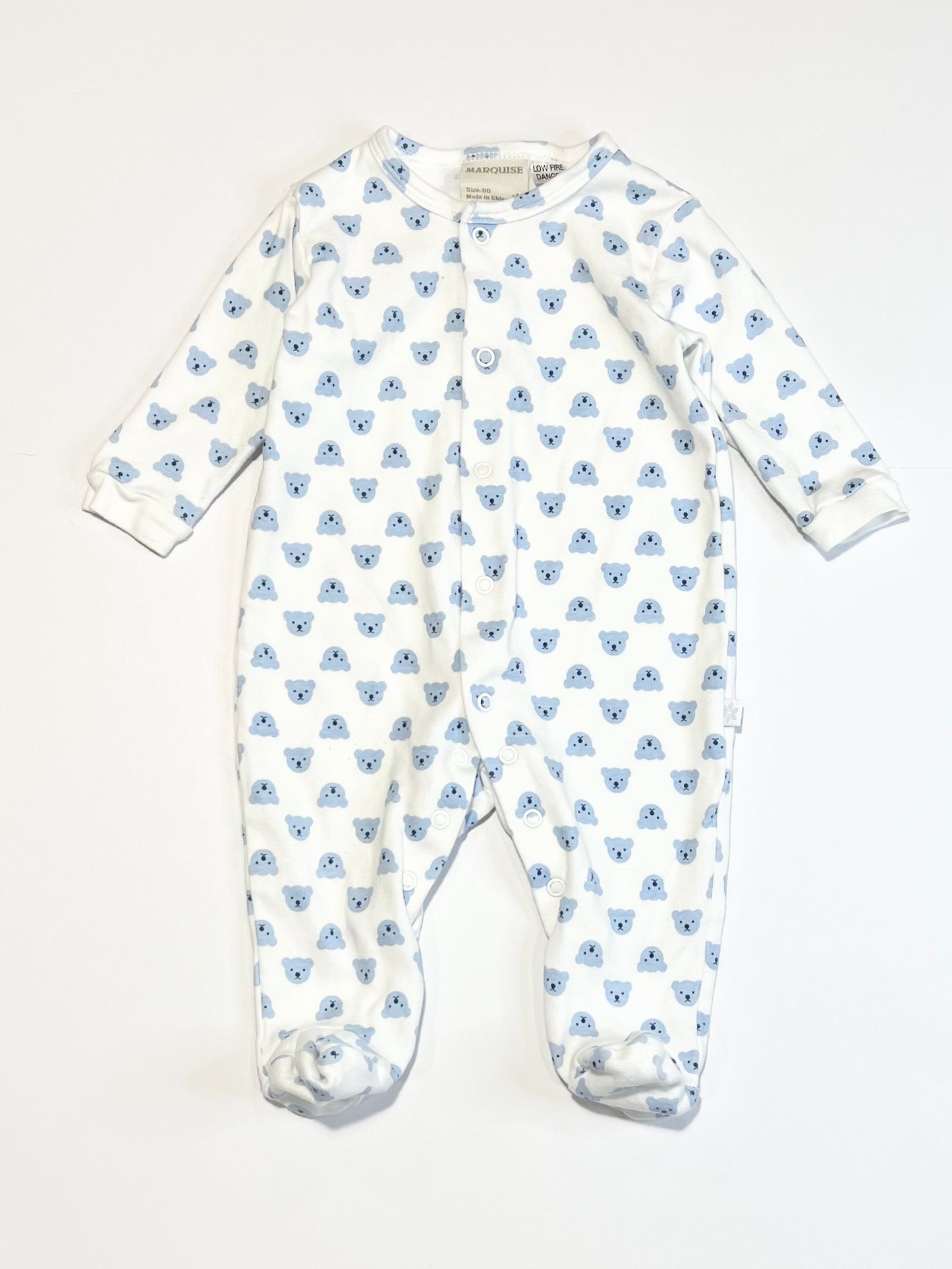 Blue bears onesie - Size 00