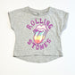 Grey glitter tee - Size 2