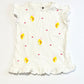 Embroidered lemons tee - Size 2