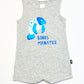 Grey manatee romper - Size 2