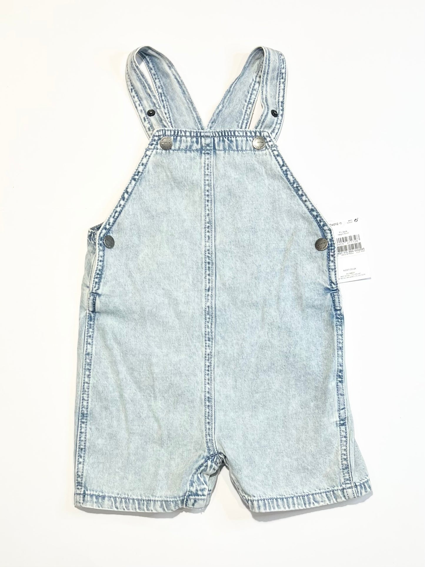 Denim shortalls brand new - Size 2