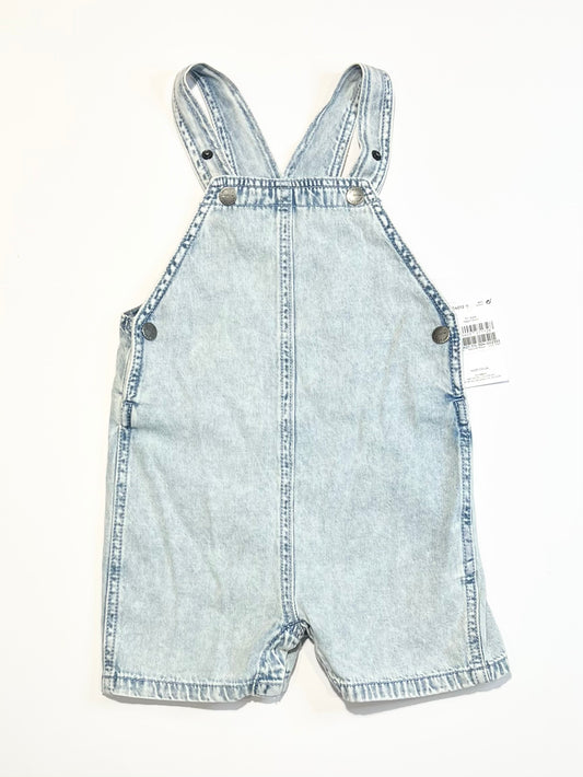 Denim shortalls brand new - Size 2
