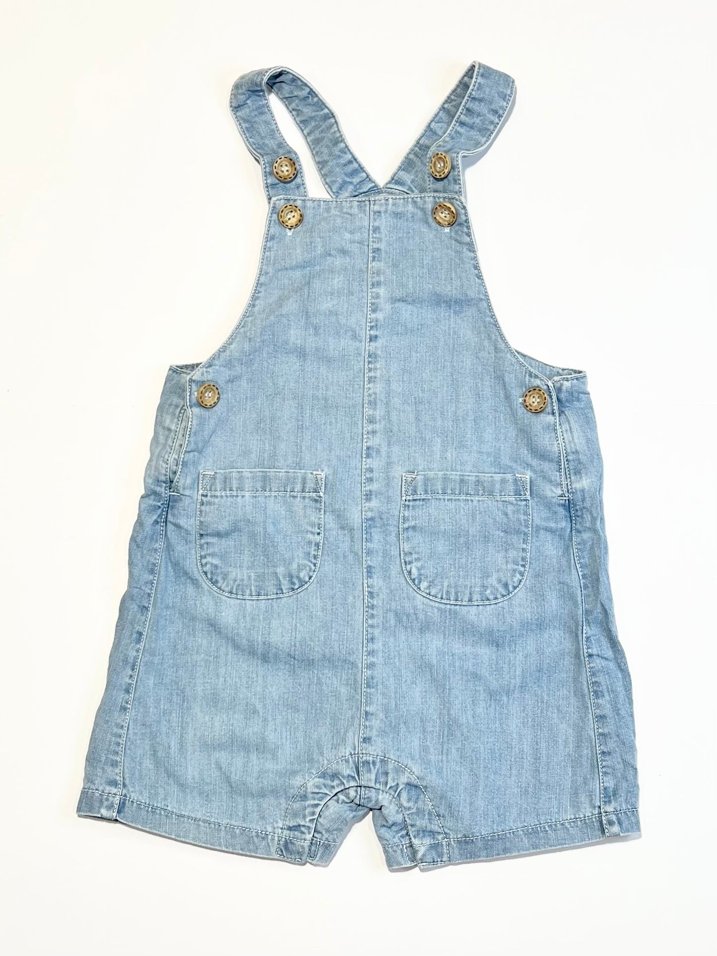 Denim shortalls - Size 2