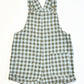 Gingham shortalls - Size 2