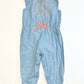 Embroidered chambray jumpsuit - Size 2