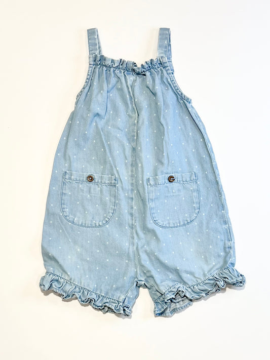 Chambray playsuit - Size 2-3