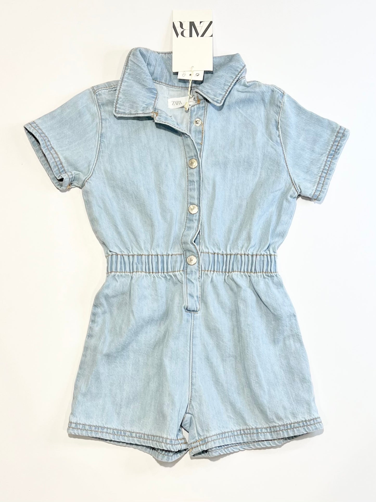 Denim playsuit brand new - Size 2-3