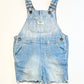 Striped denim overalls - Size 2