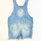 Striped denim overalls - Size 2