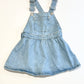 Denim pinafore - Size 2