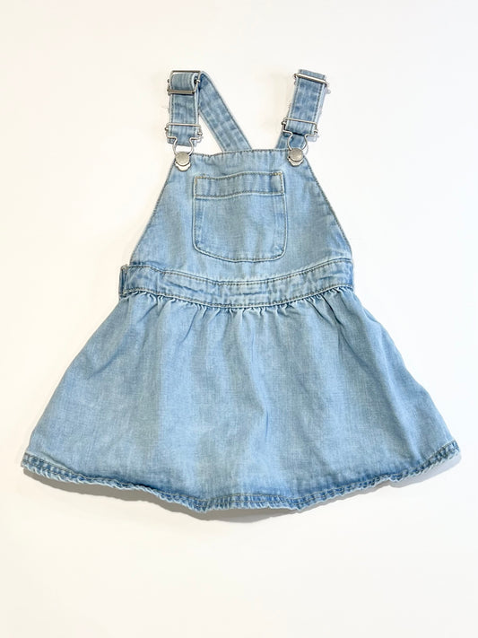 Denim pinafore - Size 2