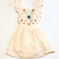 Embroidered muslin pinafore - Size 2