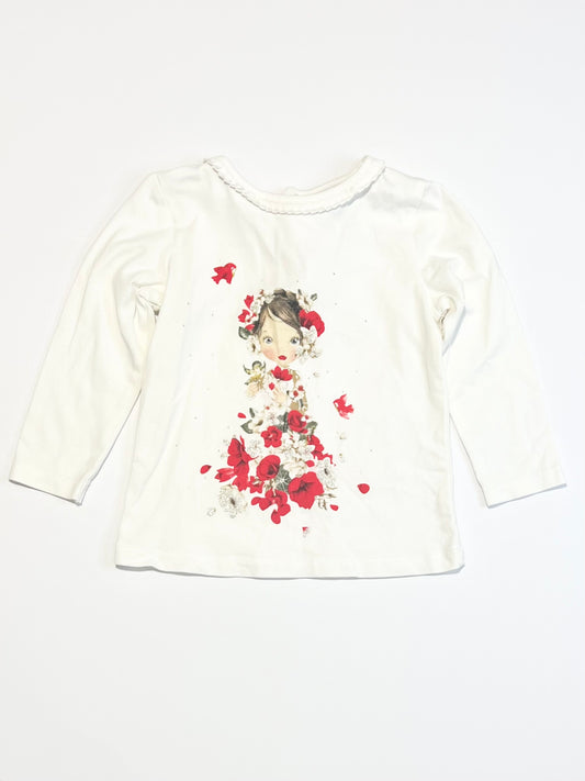Glitter girl top - Size 1