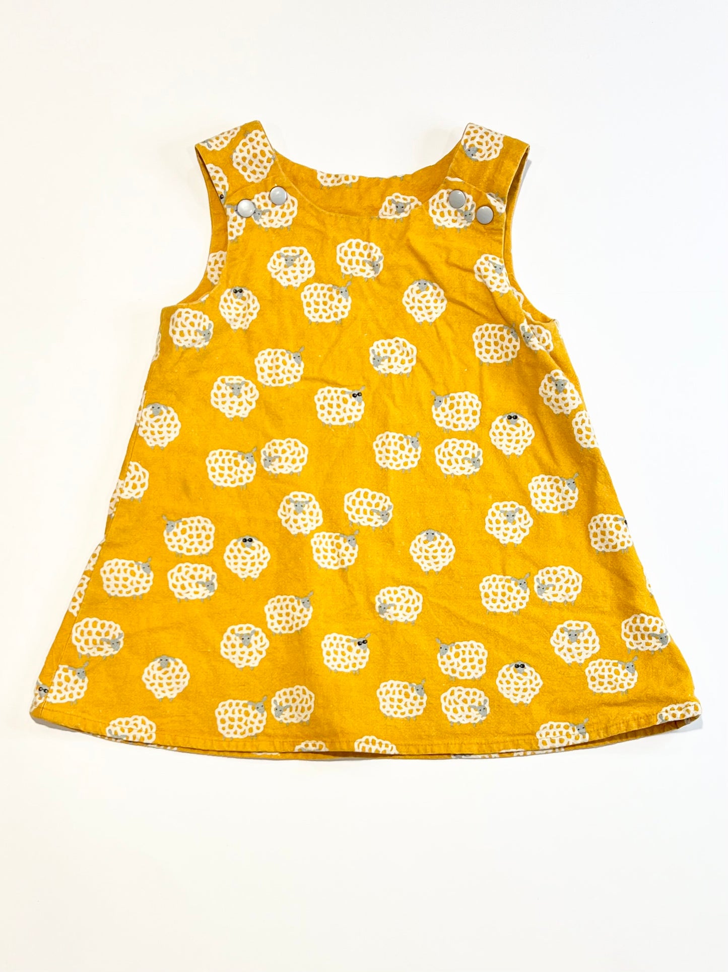 Mustard sheep dress - Size 2