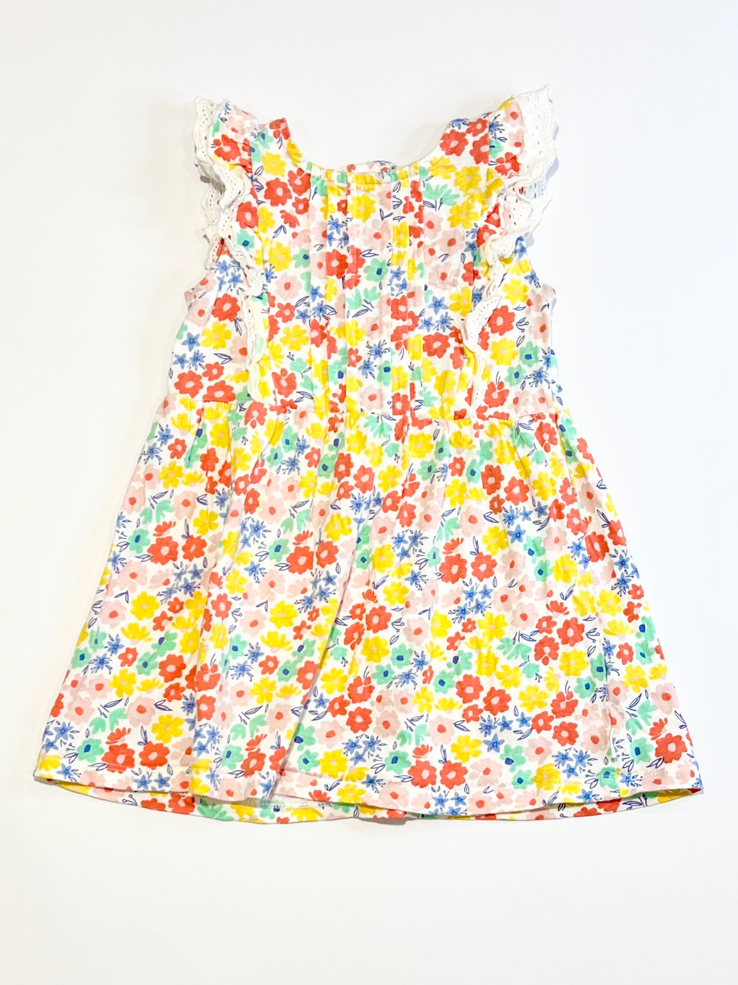 Floral jersey dress - Size 2