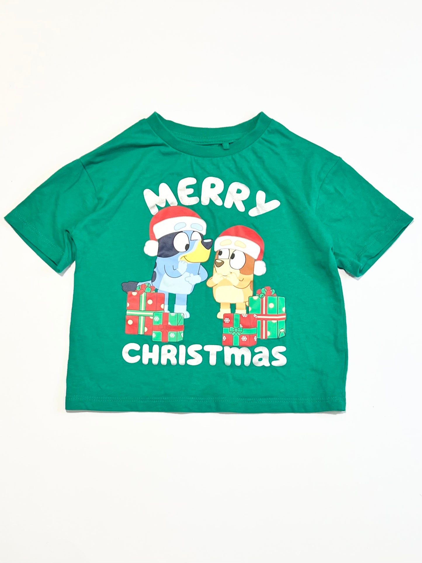 Bluey Christmas tee - Size 2