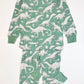 Ribbed dinosaurs pyjamas - Size 5