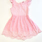 Pink striped dress - Size 2