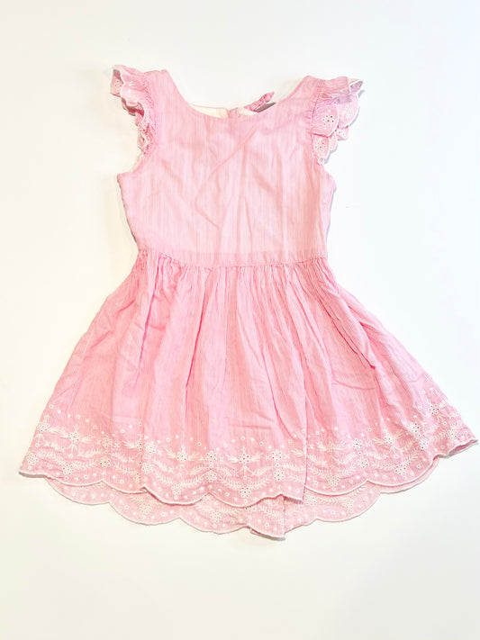 Pink striped dress - Size 2