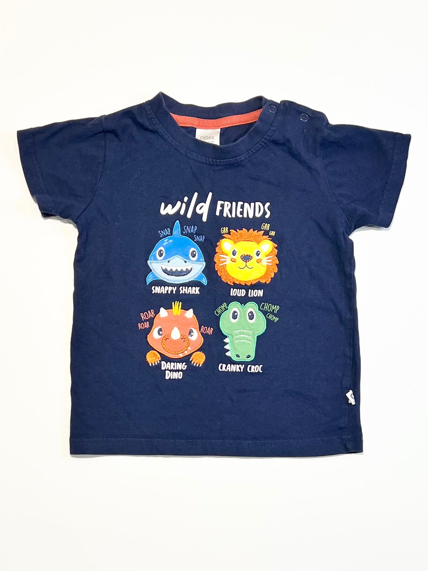 Wild friends tee - Size 2