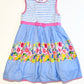 Striped floral dress - Size 2-3