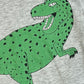 Grey t-rex tee - Size 2