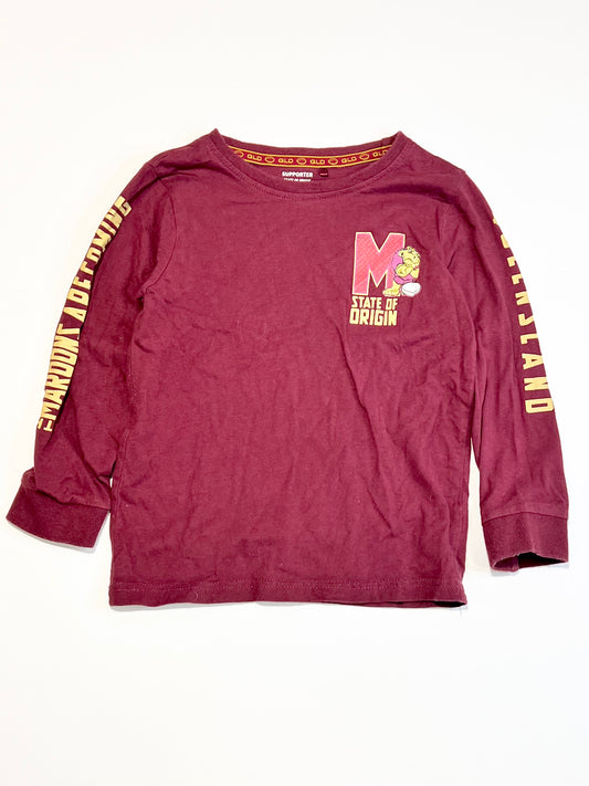 QLD Maroons top - Size 5