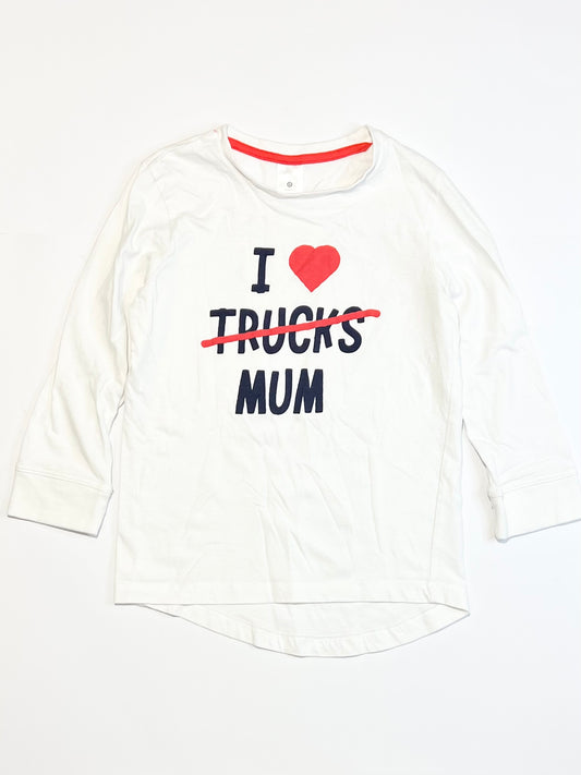 I love mum top - Size 5