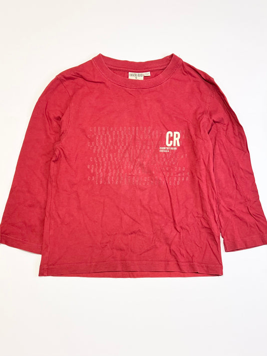 Vintage maroon top - Size 5