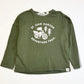 Green waffle top - Size 5