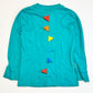 Green croc top - Size 5-6