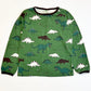 Green dinos top - Size 5-6