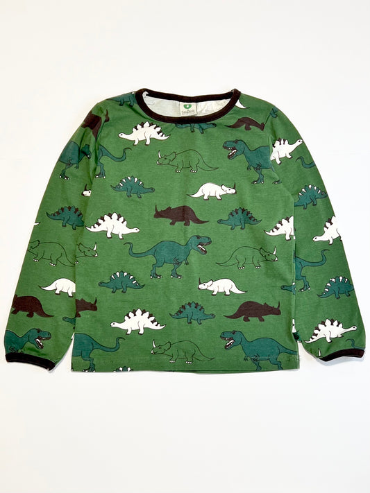 Green dinos top - Size 5-6