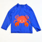 Blue crab rashie - Size 1