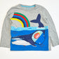 Whale applique top - Size 5-6