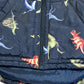 Navy dinos puffer vest - Size 5