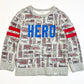Grey fire truck sweater - Size 5