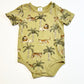 Green cats bodysuit - Size 1