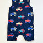 Navy cars romper - Size 1