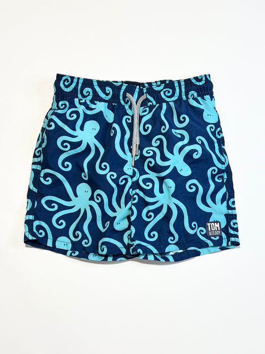 Blue octopus boardies - Size 5-6