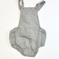 Grey woven romper - Size 1