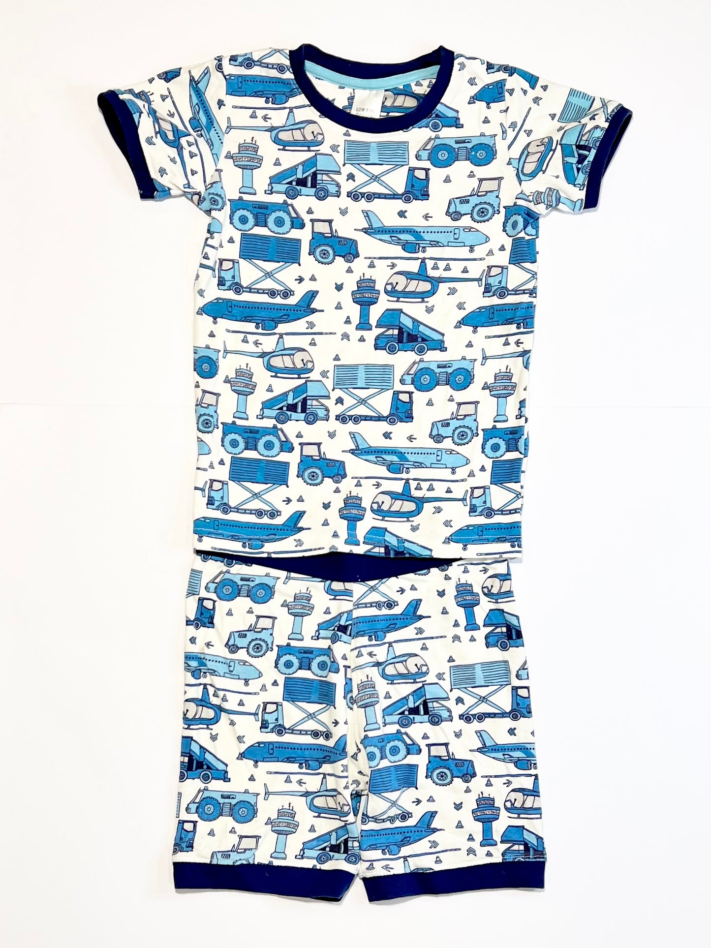 Ribbed trucks pyjamas - Size 5-6