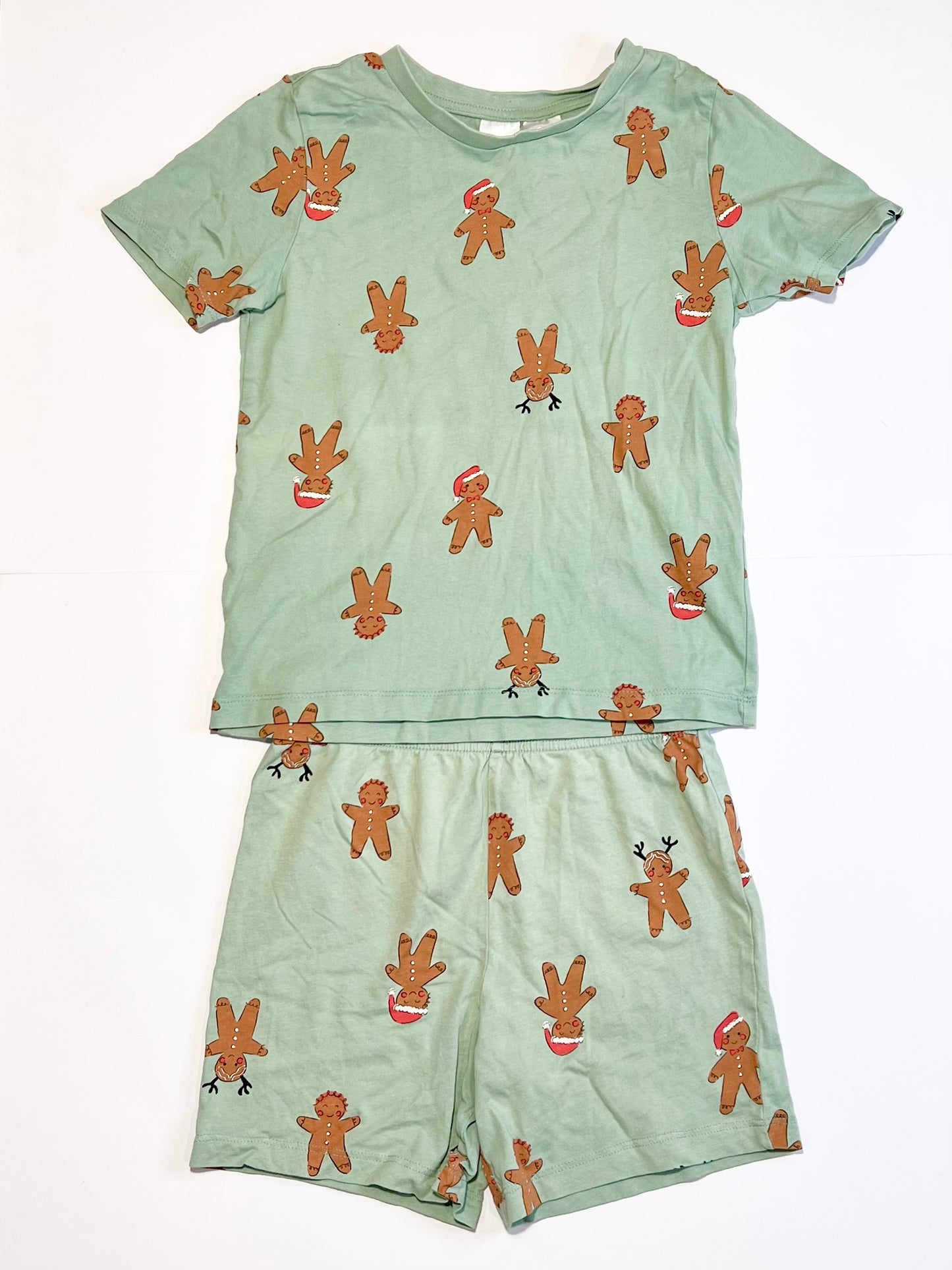Christmas gingerbread pyjamas - Size 5