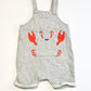 Crab terry overalls - Size 1