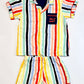 Striped Christmas pyjamas - Size 5