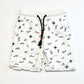 White terry shorts - Size 5-6