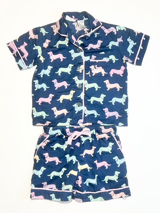 Sausage dog pyjamas - Size 2