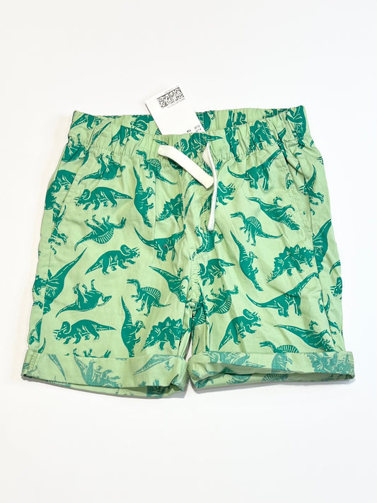 Green dino shorts brand new - Size 5-6