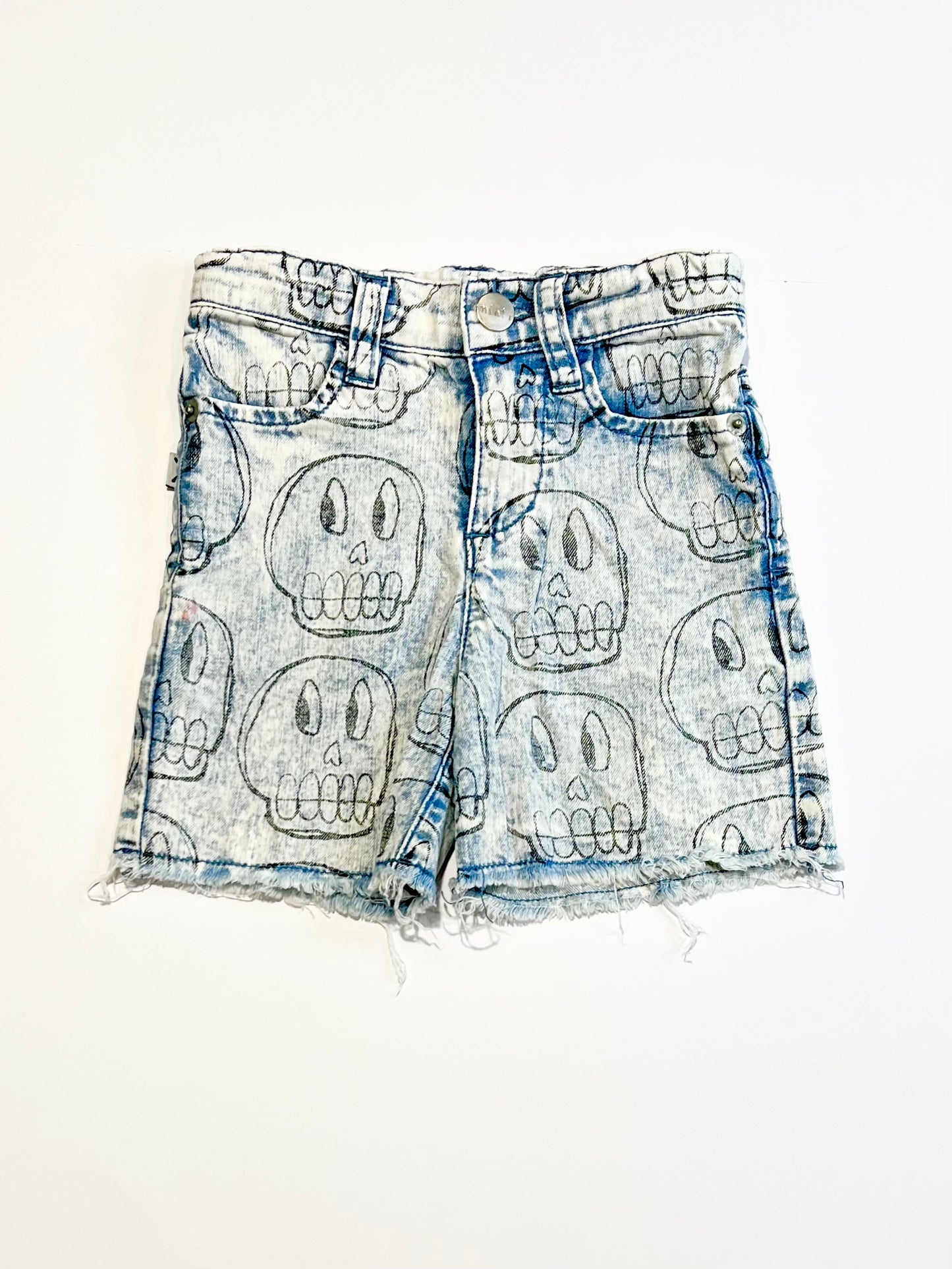 Denim skulls shorts - Size 1