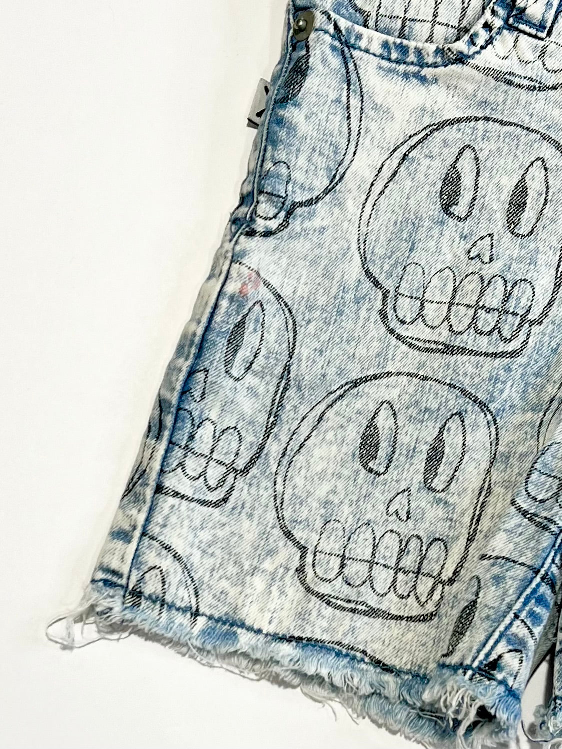 Denim skulls shorts - Size 1
